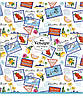 Зошит 24арк. лін. Школярик "Genius" Postcards ВД-лак No024-3306L(25)(200), фото 2