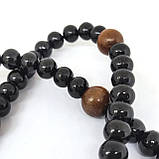 Чотки дерев'яні на 50 зерен з великими бусинами, фото 3