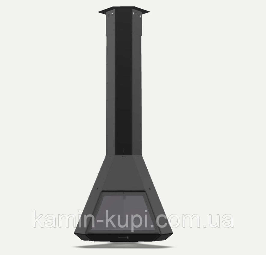 Підвісний камін Traforart Arion Frontal з опорою на стіну, фото 1