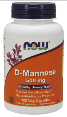 Д-Маноза Now Foods D-Mannose 500mg 120 caps, фото 1