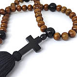 Чотки ручної роботи з масивних дерев’яних зерен (на 50), фото 2