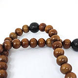 Чотки ручної роботи з масивних дерев’яних зерен (на 50), фото 4