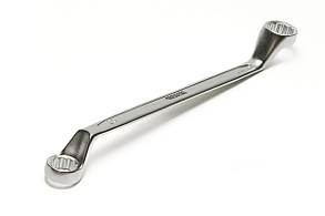 Ключ накидний MASTERTOOL COLD STAMPED 20х22 мм CrV DIN897 SS 72-2022