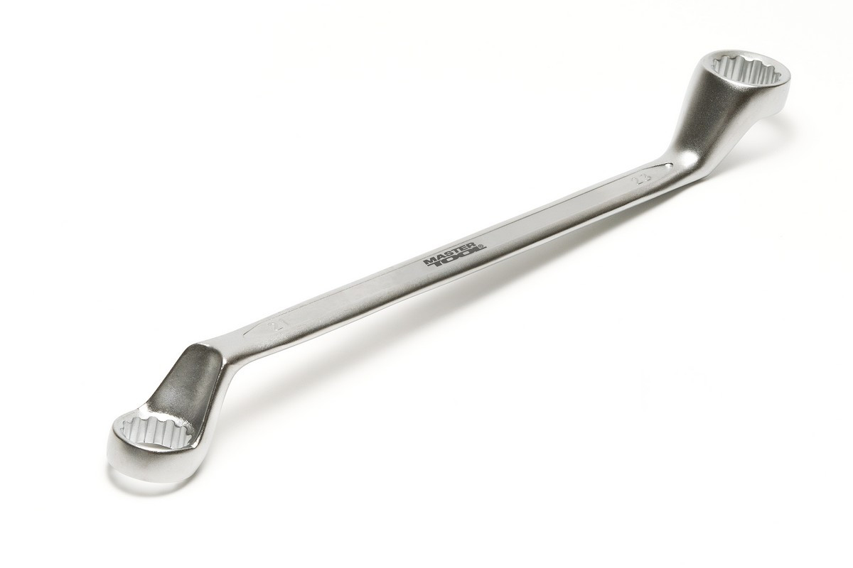 Ключ накидний MASTERTOOL COLD STAMPED 21х23 мм CrV DIN897 SS 72-2123, фото 1