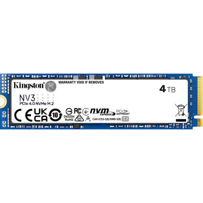 Накопичувач SSD M.2 2280 4TB Kingston (SNV3S/4000G), фото 1