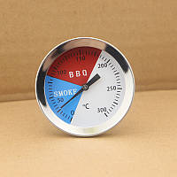 Температурний датчик для мангала та коптильні, металевий, 0-300°C