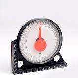 Кутомір механічний маятниковий з магнітним кріпленням, рівень для вимірювання нахилу, фото 2