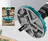 Регульована коронка по дереву 45-130 мм, кільцева пила для гіпсокартону з змінним діаметром, фото 4