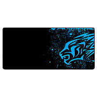 Килимок тканинний Blue Tiger антиковзкий ігровий з боковою прошивкою 2 мм колір Чорний picnic