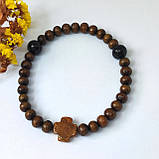 Чотки з дерев’яними намистинами (30 зерен), фото 2