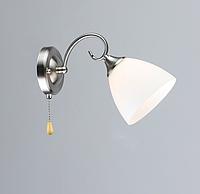 Стильное бра для спальни на стену декоративное в современном стиле, настенный светильник со стеклянным плафоном siri888