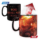 Чашка хамелеон LORD OF THE RINGS You shall not pass (Володар перснів), фото 2