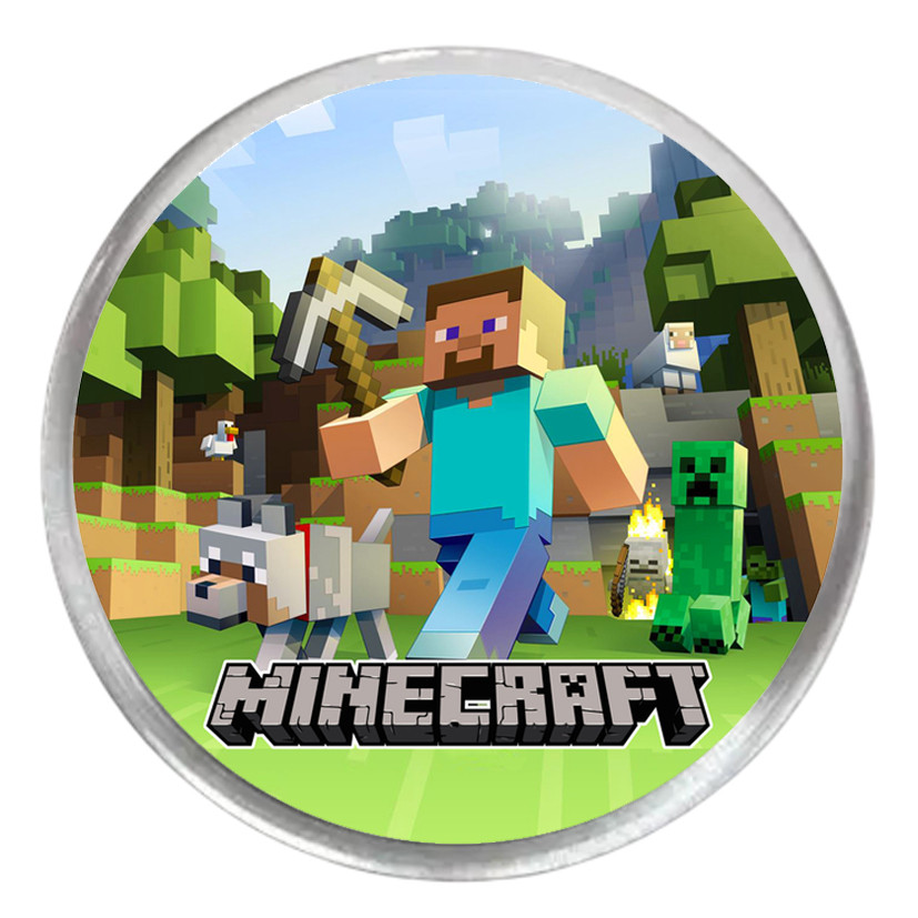 Акриловий значок з друком "MINECRAFT" №2 (27996), фото 1
