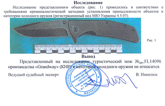 Ніж багатоцільовий з асистом Grand Way 14096, фото 5