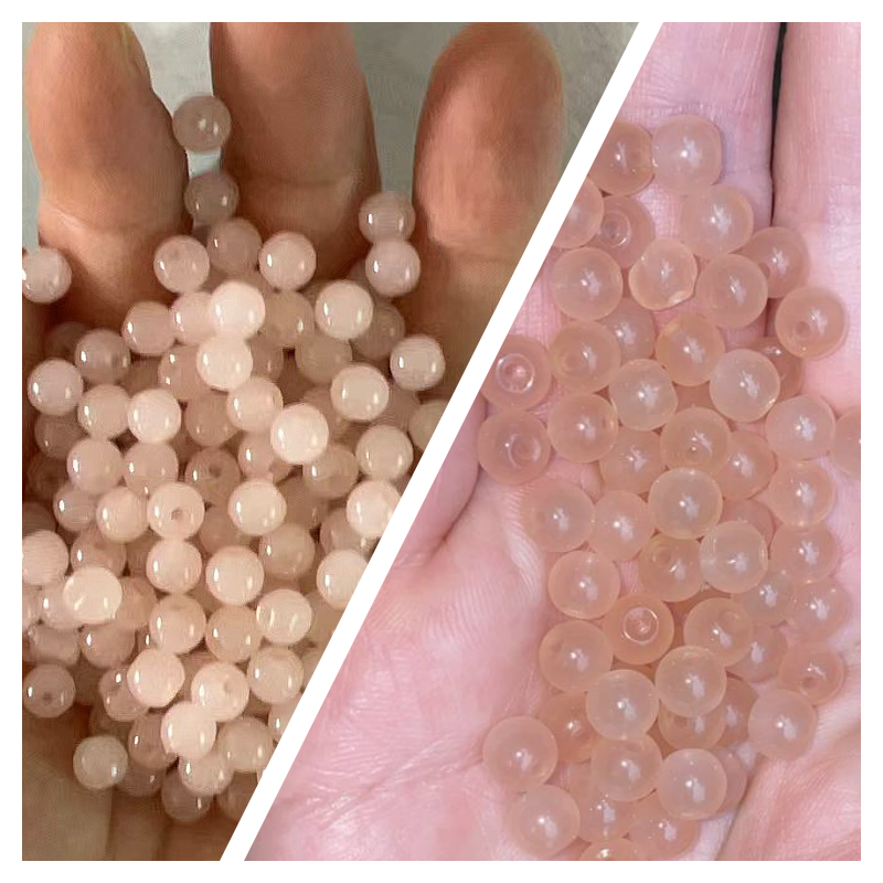 Скляні намистини / Упаковка 50гр / ≈ 165-170 шт / Ø 6мм / Персиковий, фото 1