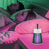 Акумуляторна лампа від комарів до 20м², з USB / Портативна пастка для комарів / Знищувач комах, фото 2