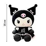 М'яка іграшка аніме Куромі в сукні (25см) / Лялька Куромі / Іграшка плюшева Kuromi / Куромі-іграшка, фото 9