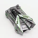 Антигравітаційна машинка з лазерним пістолетом, від USB і батарейок, Чорний / Машинка що їздить по стінах, фото 3