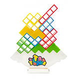 Настільна гра Tetris Tower (32 блоки) / Гра балансир / Балансуюча настільна гра, фото 3