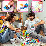 Настільна гра Tetris Tower (32 блоки) / Гра балансир / Балансуюча настільна гра, фото 4