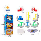 Настільна гра Tetris Tower (32 блоки) / Гра балансир / Балансуюча настільна гра, фото 8