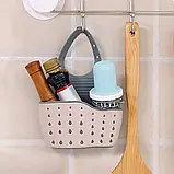 Підвісний органайзер для кухні на кран / Органайзер на кухню / Кухонний органайзер для раковини, фото 7