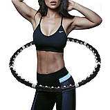 Масажний спортивний обруч Hula Hoop Professional, Хула Хуп / Обруч для схуднення, фото 2