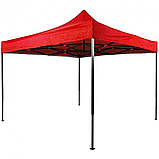 Вологозахищений дах на намет-палатку 3х3м, Червоний / Дах тент для павільйону / Дах тент на розсувний намет, фото 8