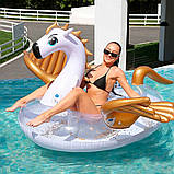 Надувне коло Пегас 250×250×130см / Надувний пліт / Плаваюче крісло / Плавальне коло / Надувна іграшка, фото 2