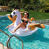 Надувне коло Пегас 250×250×130см / Надувний пліт / Плаваюче крісло / Плавальне коло / Надувна іграшка, фото 7