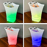 Відро для льоду, що світиться, з Bluetooth і підсвічуванням Bucket Light 20 / Відро для охолодження напоїв, фото 4
