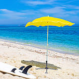 Металева підставка для парасольки (85×30см), HYC103 / Складна підставка під пляжну парасольку, фото 2