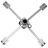 Металева підставка для парасольки (85×30см), HYC103 / Складна підставка під пляжну парасольку, фото 7