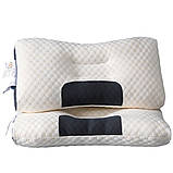 Ортопедична подушка для сну, 1шт, 74х48х10см / Подушка ортопедична з пам'яттю / Ергономічна подушка, фото 3