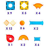 Магнітний конструктор для дітей (47 деталей), CH1034 / Дитячий конструктор на магнітах, фото 7