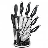 Кухонний набір ножів з підставкою, AT-DJ91A / Набір ножів для кухні / Набір кухонного приладдя, фото 3