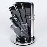 Кухонний набір ножів з підставкою, AT-DJ91A / Набір ножів для кухні / Набір кухонного приладдя, фото 6