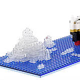 Блочный конструктор Титаник, 1878 деталей, 56см, AZ-1154 / Детский конструктор корабль / Конструктор лайнер, фото 6