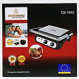 Електрогриль притискний 2000Вт, з антипригарним покриттям, СВ-1042 / Контактний гриль / Гриль електричний, фото 8