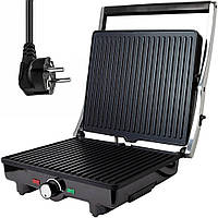 Електрогриль притискний 2000Вт, CB 1043 / Гриль з антипригарним покриттям / Гриль для дому