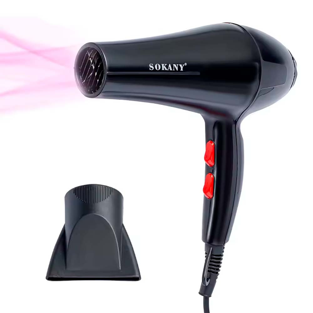 Фен для укладки волосся з концентратором 2200Вт, від мережі, SK-2200 / Фен для волосся / Фен з іонізацією, фото 1