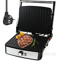Електричний гриль притискний 2500Вт, СВ-1083 / Контактний гриль для дому / Електрогриль