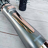 Фен стайлер для волосся + 2 насадки, 1000Вт, від мережі, GM-4830 / Мультистайлер / Фен щітка, фото 5