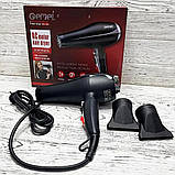 Фен для волосся 2000Вт + 2 насадки, GM-1787 / Фен з концентратором / Фен для сушки волосся / Фен для укладання волосся, фото 8