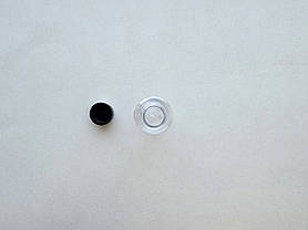 30 мл ПЕТ з кільцем прозорий флакон пляшка з закруткою чорною з кільцем КПВ, ковпачком, гвинтовою кришкою, флакони, фото 4