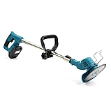 Акумуляторна газонокосарка-триммер для трави + 2 акумулятори 21В, MK-150B / Ручна електрокоса для трави, фото 3