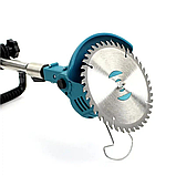 Акумуляторна газонокосарка-триммер для трави + 2 акумулятори 21В, MK-150B / Ручна електрокоса для трави, фото 4