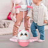 Джампер для дітей (75×43×30см), до 90кг, Рожевий / Дитячий джампінг / Джампер стрибун, фото 4