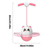 Джампер для дітей (75×43×30см), до 90кг, Рожевий / Дитячий джампінг / Джампер стрибун, фото 7