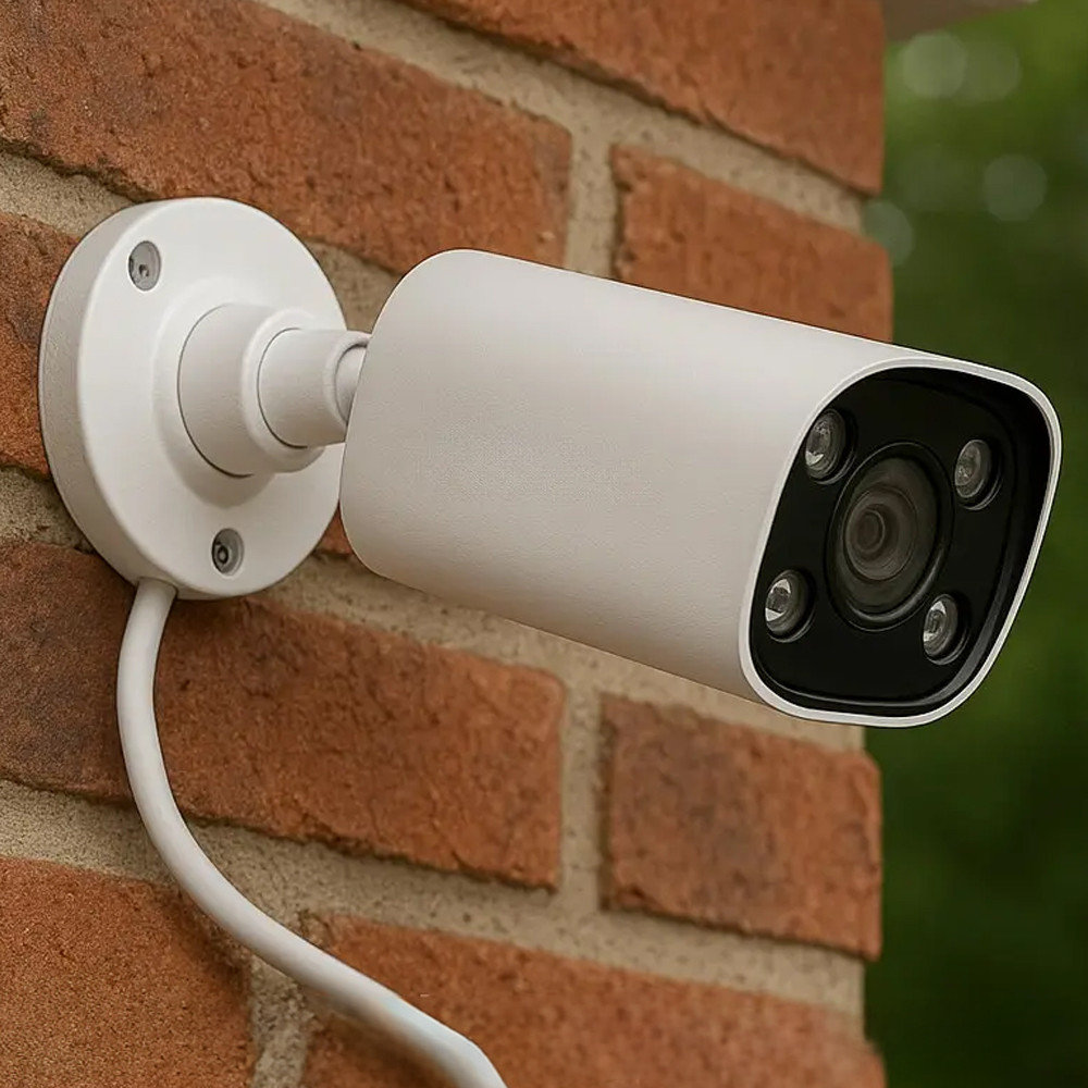 IP камера відеоспостереження, 5MP, LED підсвічування / Камера з ІЧ-підсвічуванням / Вулична камера, фото 1